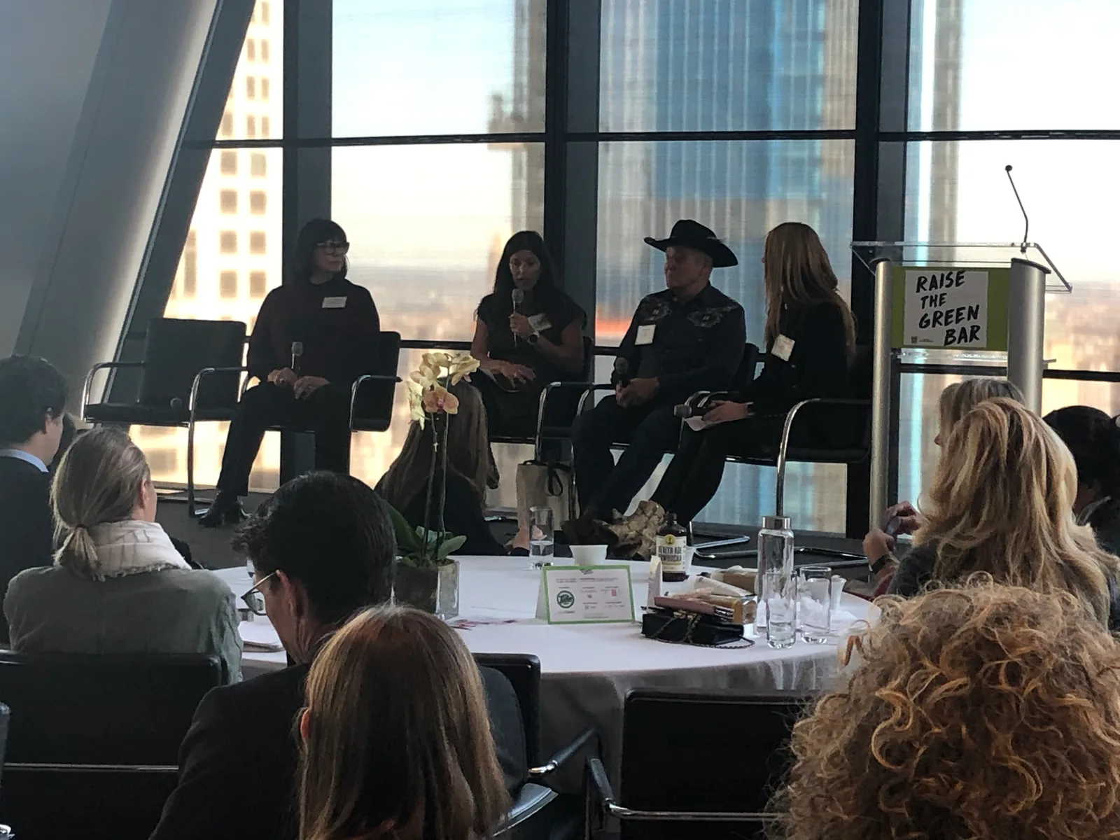 Bob Quinn speaking on a Good Housekeeping farm-to-table panel