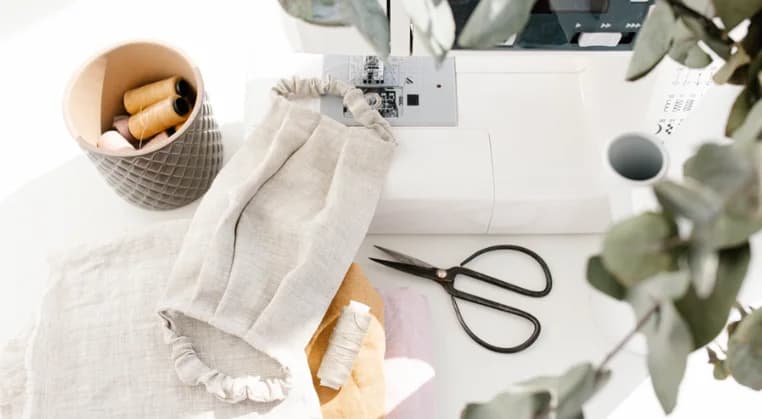 Naturepedic pivoting production to sew protective face masks